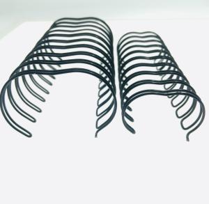 Quality Black White A4 Length 2:1 Pitch Binding Spiral Coil For Album wholesale