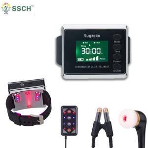 Quality Tension Relief Low Level 650nm 450nm Laser Therapy Wrist Watch wholesale