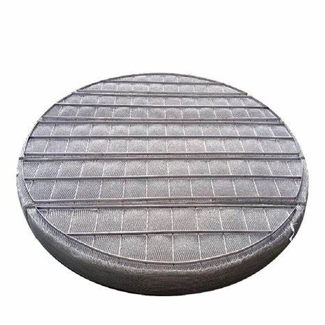 Ios 316 Stainless Steel Wire Mesh Demister For Vapor Liquid Filter Oil