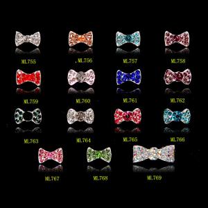 Quality Hot NEW Wholesale Alloy Jewelry 3D Nail Art Jewelry Nail rhinestones Sticker Supplier Number ML755-769 wholesale