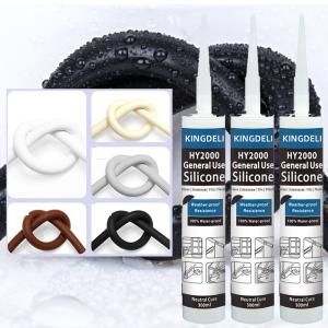 Quality Black Neutral Silicone Sealant Weather Resistant For Indoor Decoration wholesale