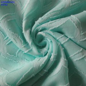 Quality F5742 100% polyester swissdot fabric jacquard for lady fashion wholesale