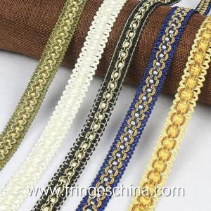 Quality Elegant Decoration Lace Ribbon Braid Trim For Sofa Home Decoration wholesale