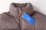 MEMENTO Brown Mens Heavy Puffer Jacket For Winter