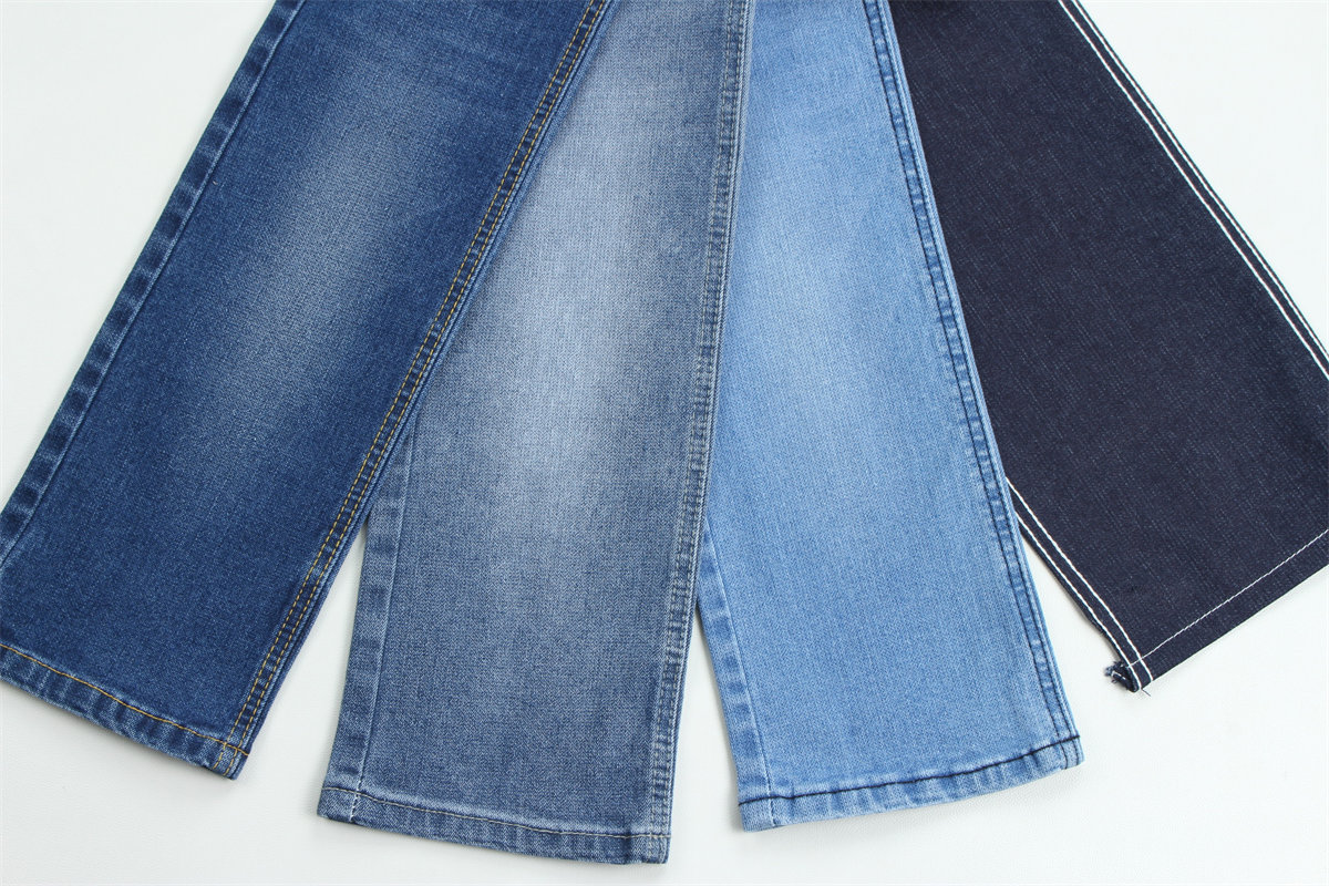 Jacquard Stretch Denim 11 oncez Full Lycra Dobby Denim Fabric For Jeans