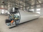 Dia 2.25m × Length 12m Bitumen Tank , Hot Oil Storage Tank For Asphalt Mixing