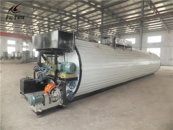 Dia 2.25m × Length 12m Bitumen Tank , Hot Oil Storage Tank For Asphalt Mixing