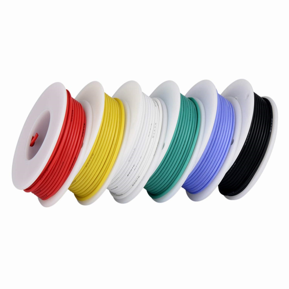 Hook Up Flexible ISO9001 24 Gauge Electrical Wire Kit 300V High efficiency