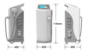 Quality High Quality 808 Diode Laser Hair Removal / 808nm Diode Laser epilation / Laser Diodo 808 wholesale