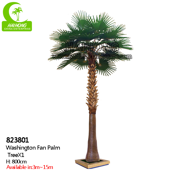 8m lifelike artificial plant artificial palm tree for hot sale
