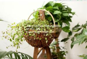 Quality wicker basket manufacturer wicker garden basket willow plant baskets wholesale
