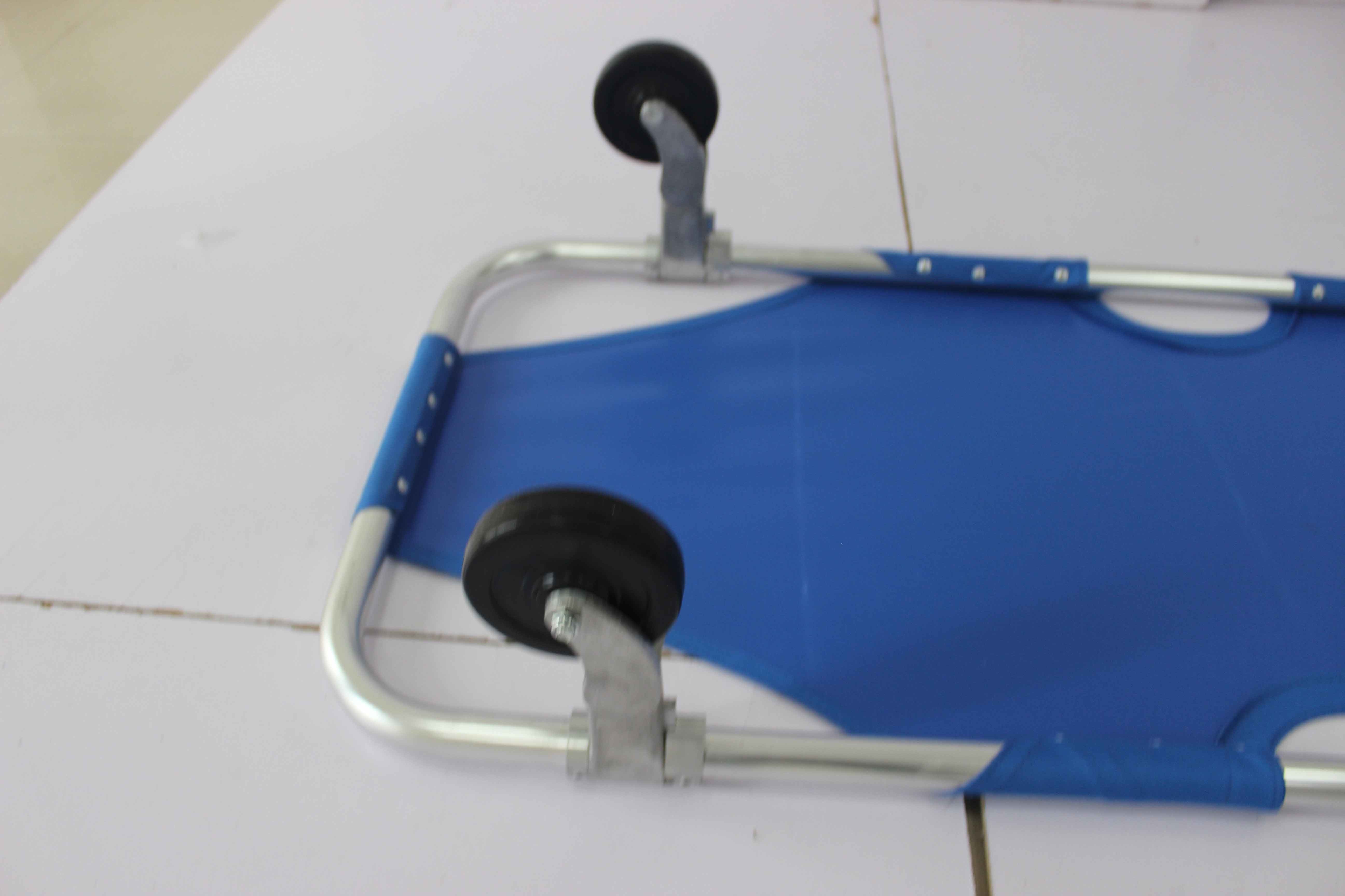 20CM 50CM Ambulance Scoop Folding Medical Stretcher Small Wheels For Hospital