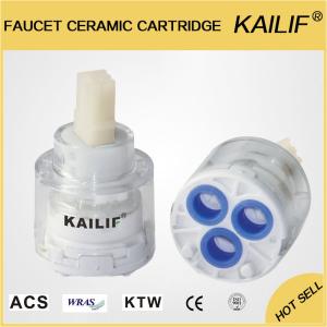 Quality Hot And Cold Water Ceramic Faucet Valve Cartridge 40mm wholesale