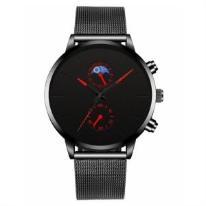 Quality Stainless Steel Mesh Bracelet Watch 30m Life Waterproof Men'S Casual Mesh Watches wholesale