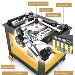 Semi Automatic Steel Bar Bending Machine Gw40 For Construction Rod