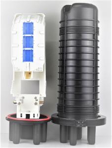 Quality 5 ports FTTH Dome Fiber Optic Splice Closure , 144 cores duct mounting wholesale