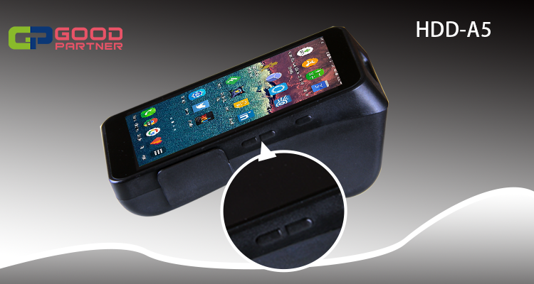 Quick Print Handheld POS System with HD720P 5.5inch Display 7.4V Battery and NFC Card Reader