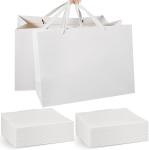 Luxury Paper Bag Gift Packing with Customized Size and Ribbon Handle