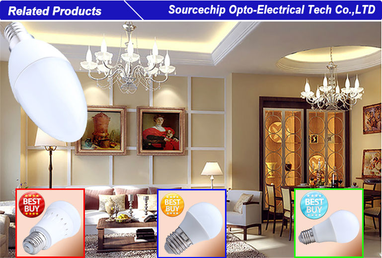 E14 LED candle bulb SMD5630 5W China LED light bulbs wholesale