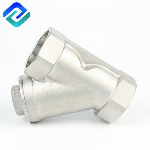 Quality Wcb A216 Y Pattern Strainer Stainless Steel Spring Check Valve wholesale