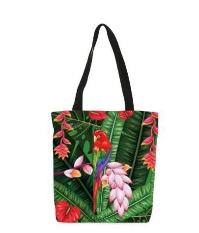 Wholesale white and black plain cotton canvas handles black canvas tote bag
