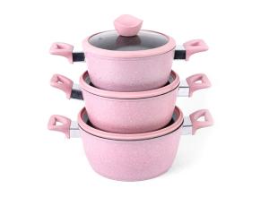 Quality Spray Lacquer Aluminum Alloy 3003 22cm Non Stick Soup Pot wholesale