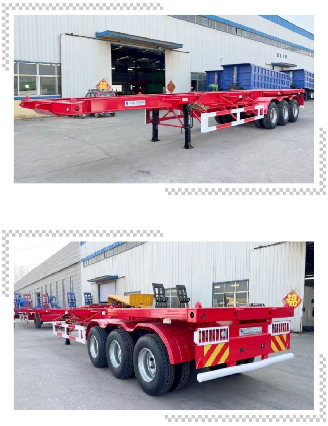 TITAN 3 Axle New 40 Ft Container Chassis for Sale