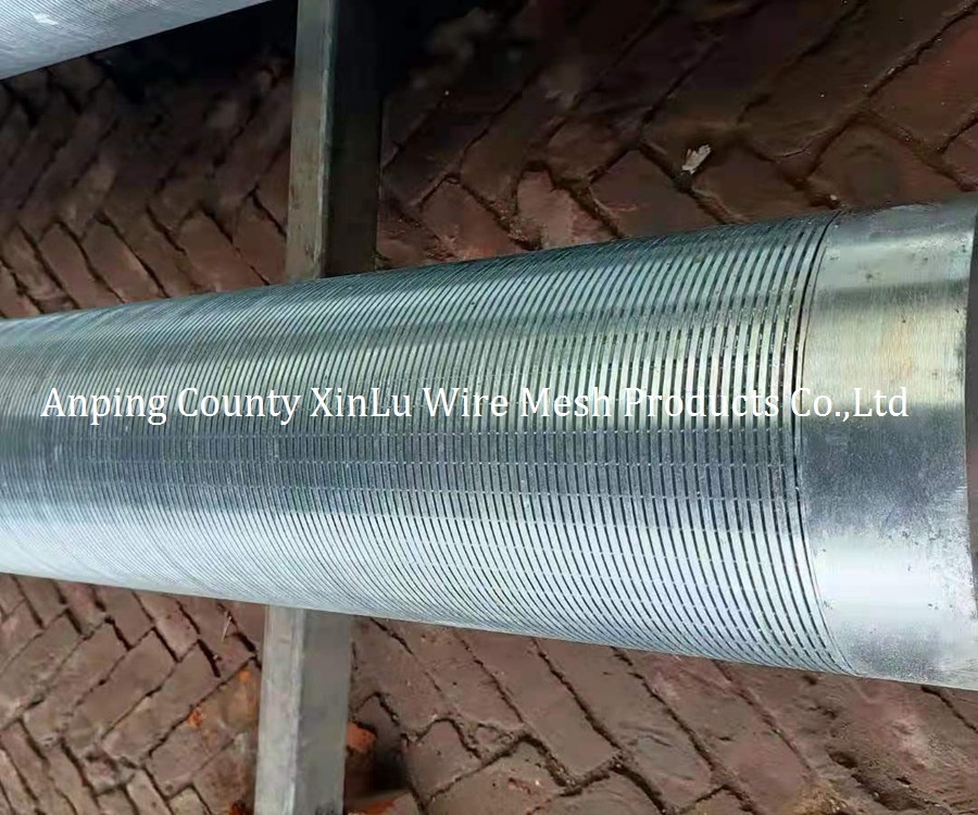 Q195 Q235 Wire Wrapped Screens Sand Control Deep Well Pipes 10Inch