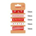 ODM Polyester Ribbon 2mm 10mm 15mm Christmas Gift Wrap Ribbon