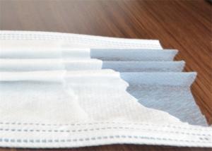 Quality CE Disposable Non Woven Fabric Mask Soft Ear Loops Eliminate Pressure To Ears wholesale