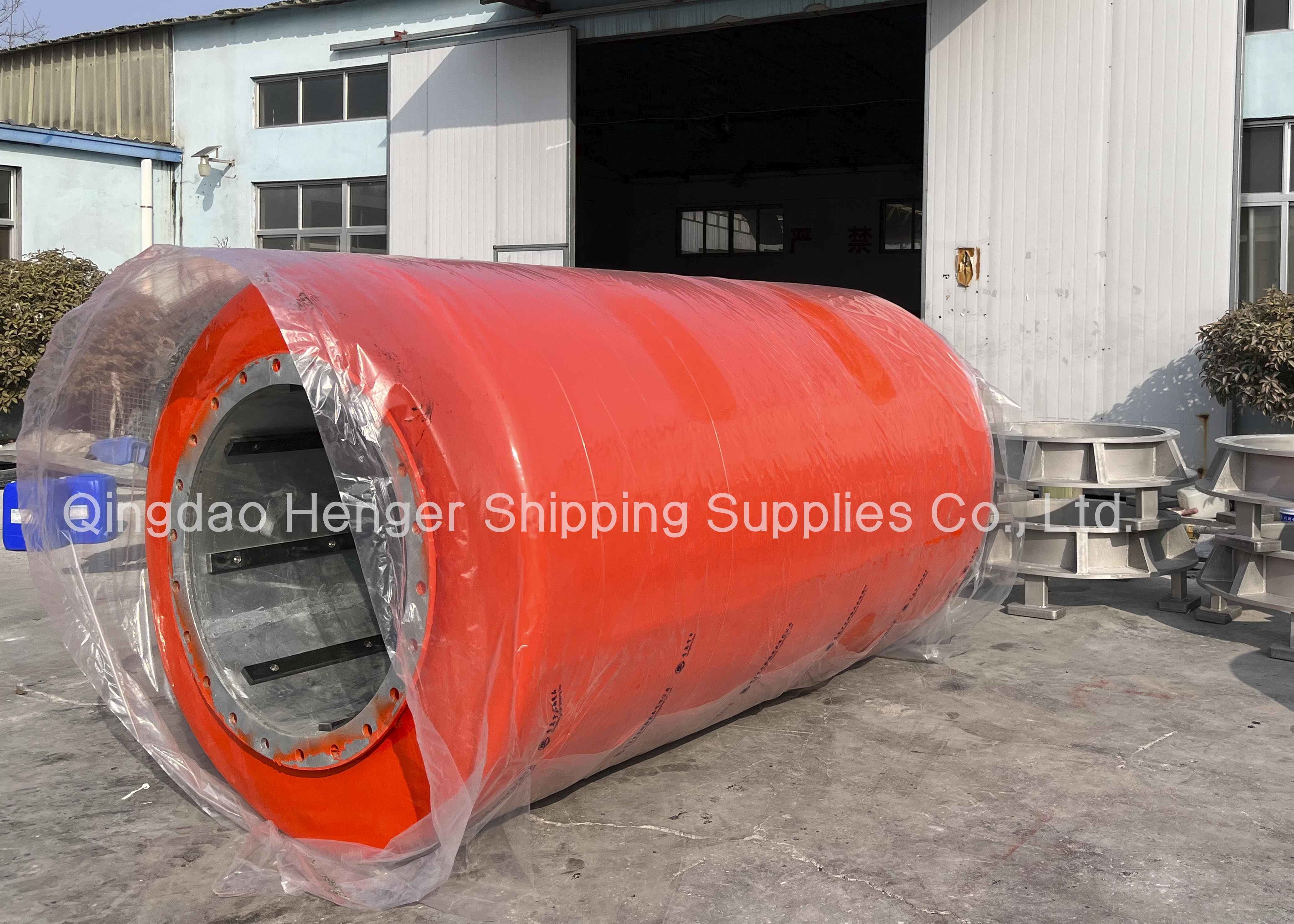 High Density Foam Filled Fenders Polyurea Coating Customized In Color