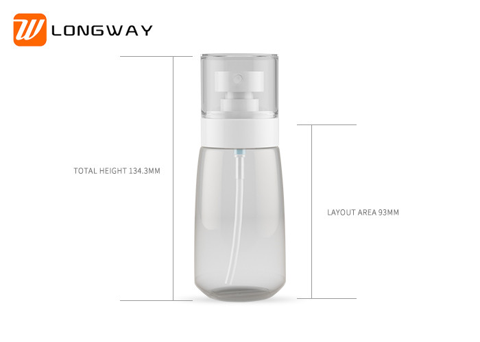 Leak Proof Small Cosmetic PETG Bottle Crash Resistance Silk Screen Printing