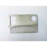 Custom cool innovative men gift, engrave logo stainless steel long barber comb