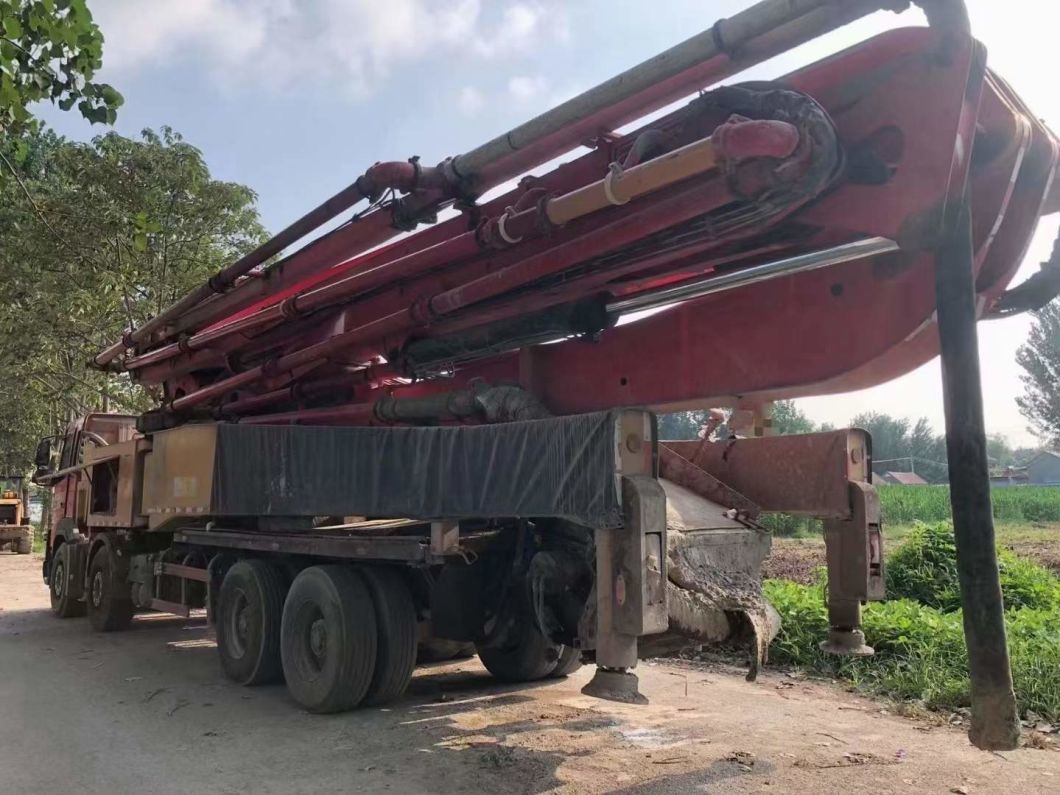 2019 Truck Mounted Pump 56m Concrete Boom Pump Concrete Pump Truck Heavy Equipment