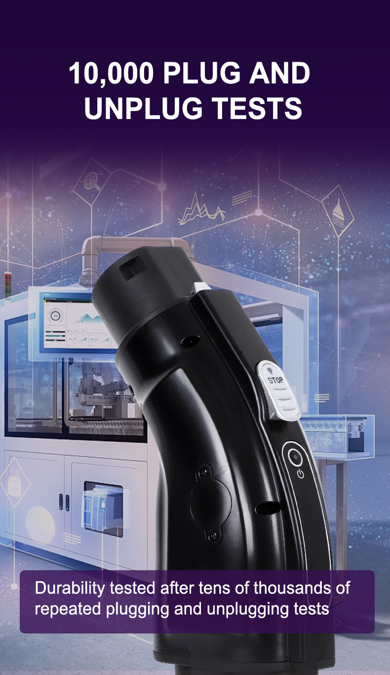 Q42 Outer Packaging Custom CCS1 to GBT Adapter DC Charger Adapter 200A GB/T Connector Charger Gun