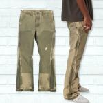 Multi Pocket Cargo Trouser for Men Custom Hiking Work Pants Vintage Sportswear
