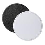 Printable Sublimation Blank Leather Coaster For Sublimation Heat Transfer