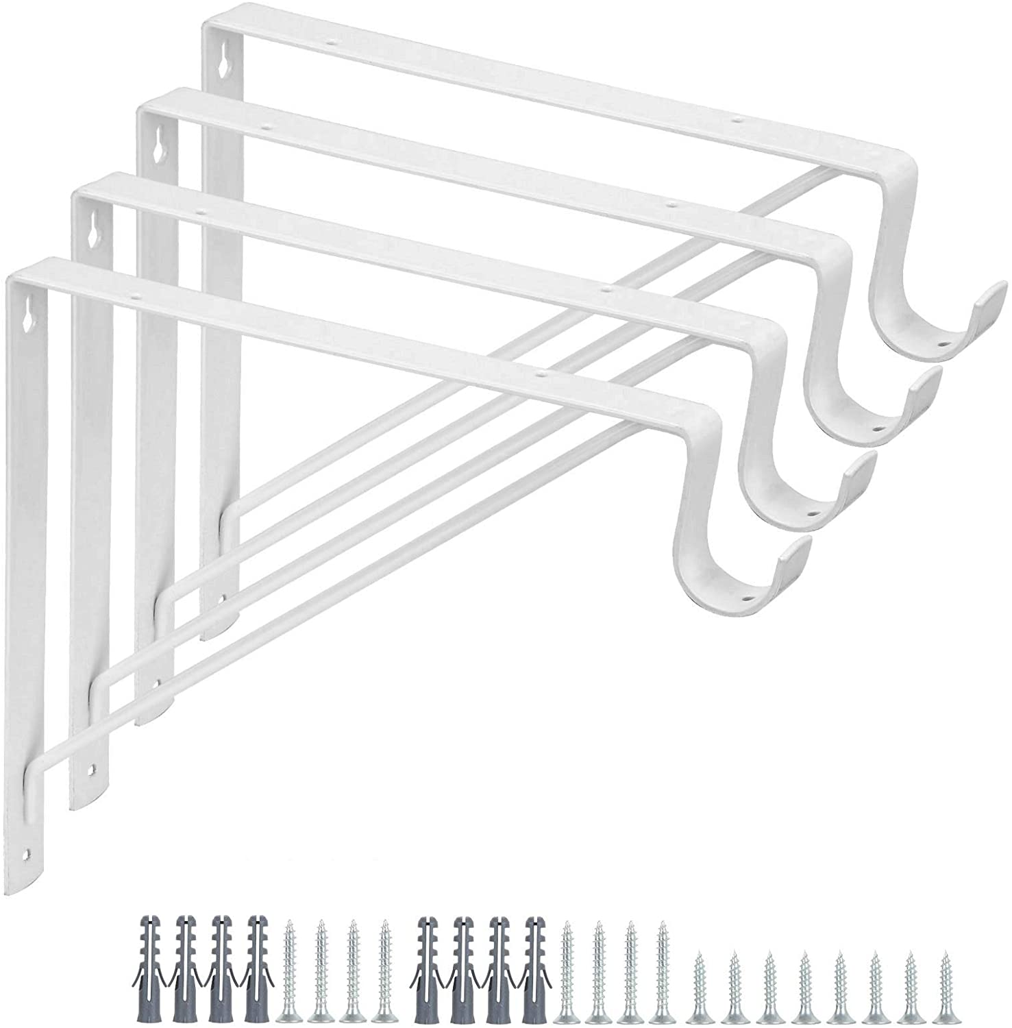 Triangle Bracket Sturdy Support for Your Adjustable Closet Shelves and Rod Bracket