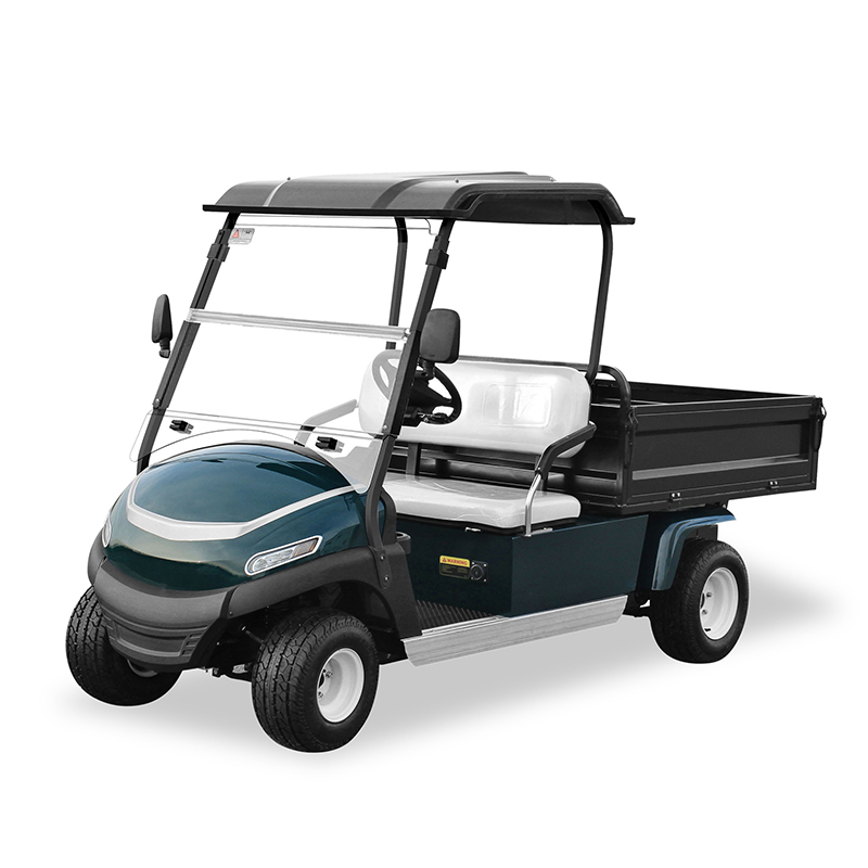Mini 2 Seats and Cargo Bucket 48v Electric Farm Utility Vehicle 5.44hp Horsepower 18.6mph Max. Speed for Farm Operations