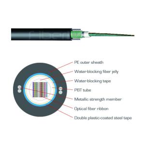 Quality GYDXTW Central Tube Outdoor Ribbon Fiber Cable 144 Core Customized wholesale