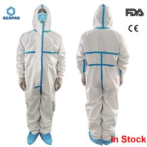 Quality Heavy Duty Disposable Protective Suit High Filtration Efficiency Splash Proof wholesale