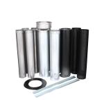 Triple Skin Wood Heater Chimney Kit Default Venting System Long Lasting