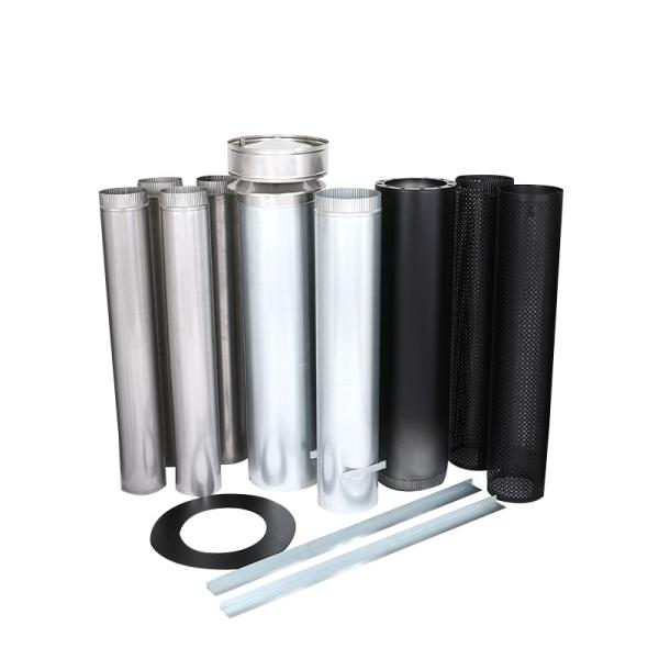 Triple Skin Wood Heater Chimney Kit Default Venting System Long Lasting