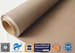 0.16MM Brown PTFE Coated Fiberglass Fabric Non Stick PTFE BBQ Grill Mat