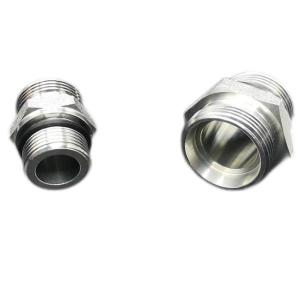 Quality 1CB Metric Hose Adapter Male 24 Cone L. T /Bsp Male Hydraulic Carbon Steel Adapters wholesale