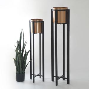 Quality 295X295X1120mm OEM Floor Corner Flower Vase For Living Room wholesale