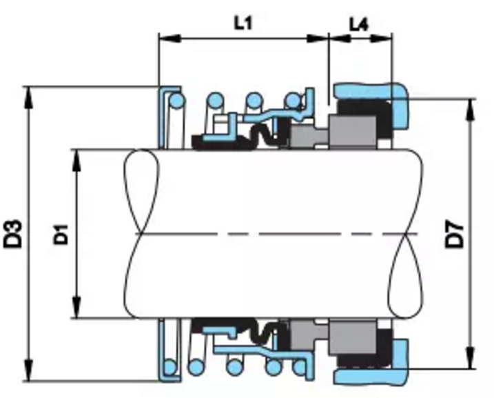 Standard High Security Water Pump Mechanical Seal Ring