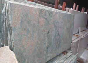 Quality Teal Green Popular Large Granite Slabs , Paradise Natural Granite Kitchen Slab wholesale