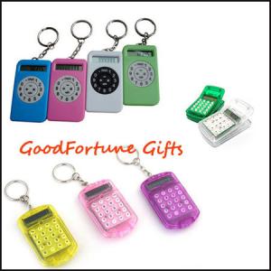 Quality Promotion gift Keychain keyrings With Calculator wholesale
