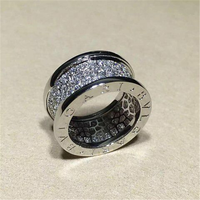 Luxury jewe factory B.zero1 series ring 18k white gold yellow gold rose gold diamond ring